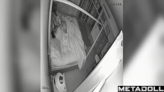 Real Estonian couple fuck on their bed hard hidden IP camera