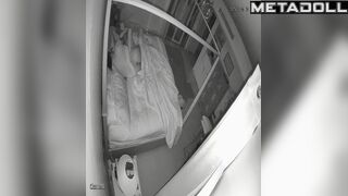 Real Estonian couple fuck on their bed hard hidden IP camera