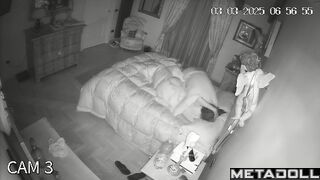 Amazing Irish new couple having sex on their bed hard online