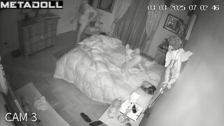 Amazing Irish new couple having sex on their bed hard online