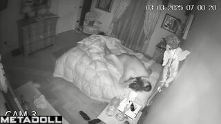 Amazing Irish new couple having sex on their bed hard online