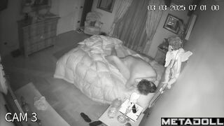 Amazing Irish new couple having sex on their bed hard online