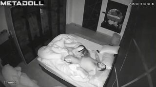 My amazing parents fuck in their bed hidden IP cam