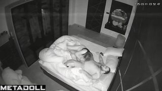 My amazing parents fuck in their bed hidden IP cam