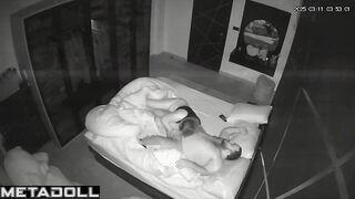 My amazing parents fuck in their bed hidden IP cam