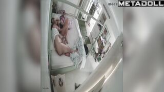 Amazing Turkish newly married couple fuck in the living room live