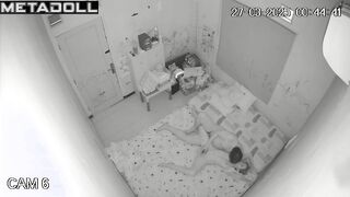 Amazing married couple having sex in their daughter’s room hidden cam