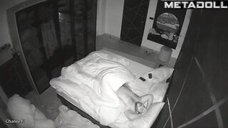Real mature couple having sex before going to sleep spy cam