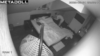 Welsh married coiple having sex in a hotel on vacation hidden IP camera