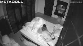 Beautiful American dirty couple fuck hard in their bed HD