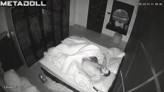 Beautiful American dirty couple fuck hard in their bed HD