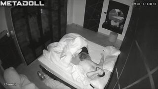 Beautiful American dirty couple fuck hard in their bed HD