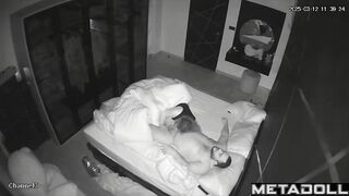 Beautiful American dirty couple fuck hard in their bed HD