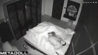 Beautiful American dirty couple fuck hard in their bed HD