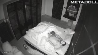 Beautiful American dirty couple fuck hard in their bed HD
