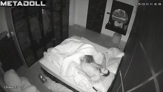 Beautiful American dirty couple fuck hard in their bed HD