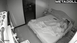 Busty Ukrainian blonde wife gets cum inside her pussy spy cam