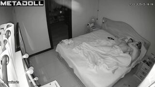 Busty Ukrainian blonde wife gets cum inside her pussy spy cam