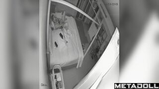 Skinny blonde mother has orgasms while watching porn for you