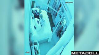 Skinny blonde mother has orgasms while watching porn for you
