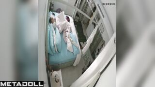Sweet Spanish brunette babysitter rubs her pussy while thinking about parody porn