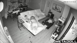 Skinny Swiss blonde mother gives her husband a blowjob hidden camera