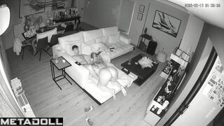 Skinny Swiss blonde mother gives her husband a blowjob hidden camera
