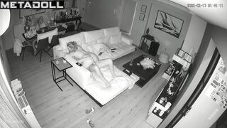 Skinny Swiss blonde mother gives her husband a blowjob hidden camera