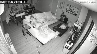 Skinny Swiss blonde mother gives her husband a blowjob hidden camera