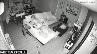 Skinny Swiss blonde mother gives her husband a blowjob hidden camera