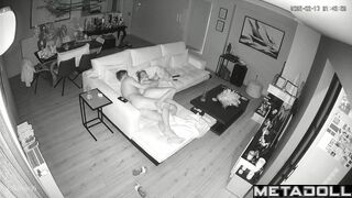 Skinny Swiss blonde mother gives her husband a blowjob hidden camera