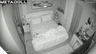 Naughty Canadian blonde mature wife gets fucked while watching porn hidden IP cam