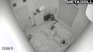 Skinny British brunette student girl fucked by her husband's boss for promotion hidden camera