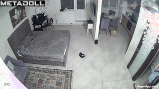 Nude Russian college couple in their room