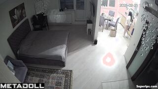 Nude Russian college couple in their room