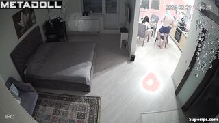Nude Russian college couple in their room
