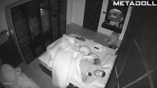 My real neighbours fuck hard in their bed hidden IP cam