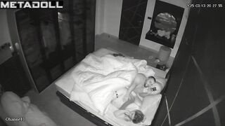 My real neighbours fuck hard in their bed hidden IP cam