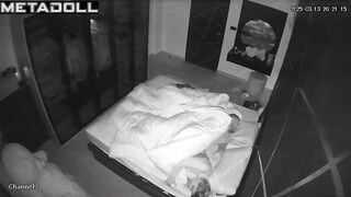 My real neighbours fuck hard in their bed hidden IP cam