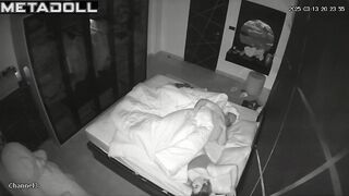 My real neighbours fuck hard in their bed hidden IP cam