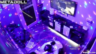 Korean university couple fucks at the karaoke