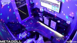 Korean university couple fucks at the karaoke