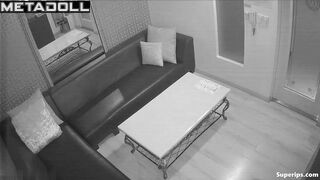 Drunk Korean couple fuck on the floor