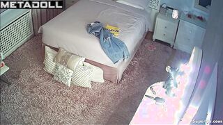 Busty British girl completely naked