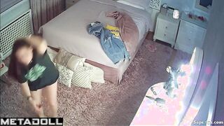 Busty British girl completely naked