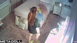 Busty British girl completely naked