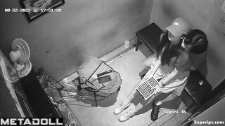 Virgin Korean couple groping each other