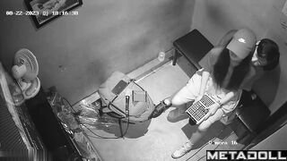 Virgin Korean couple groping each other