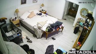 Beautiful Italian mom rides her husband
