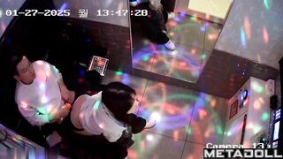 Petite Korean girl gives a blowjob